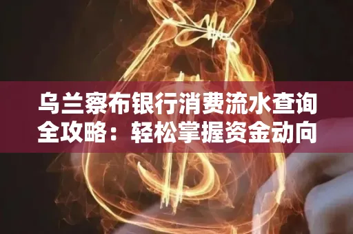 乌兰察布银行消费流水查询全攻略:轻松掌握资金动向,避开三大常见陷阱