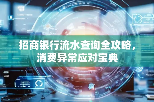 招商银行流水查询全攻略,消费异常应对宝典