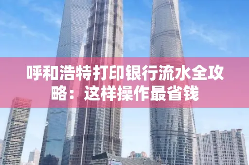 呼和浩特打印银行流水全攻略:这样操作最省钱