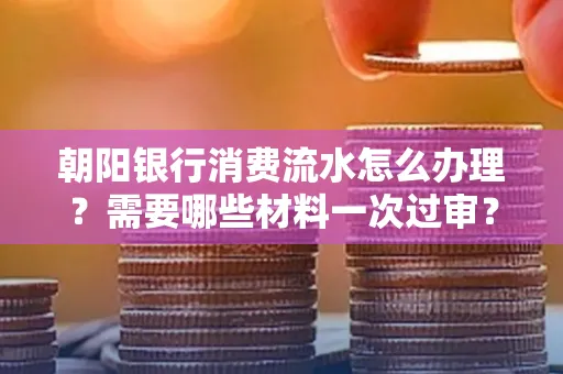 朝阳银行消费流水怎么办理?需要哪些材料一次过审?