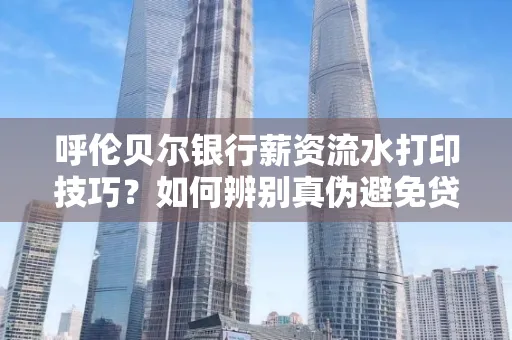呼伦贝尔银行薪资流水打印技巧?如何辨别真伪避免贷款风险?