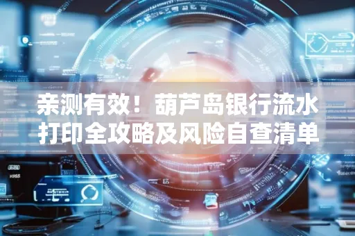 亲测有效!葫芦岛银行流水打印全攻略及风险自查清单