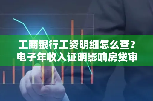 工商银行工资明细怎么查?电子年收入证明影响房贷审批吗?