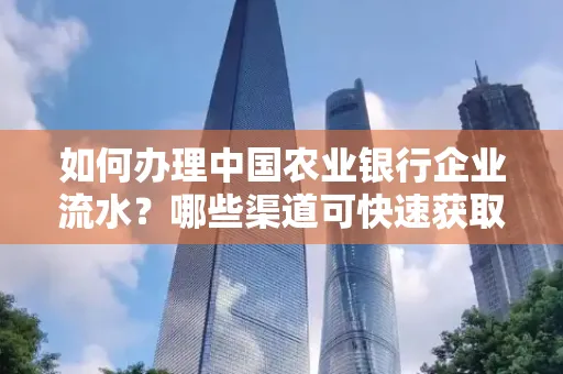 如何办理中国农业银行企业流水?哪些渠道可快速获取?