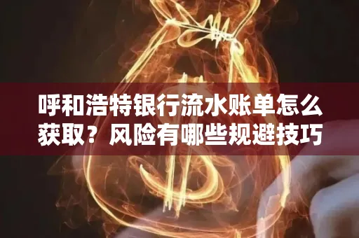 呼和浩特银行流水账单怎么获取?风险有哪些规避技巧!
