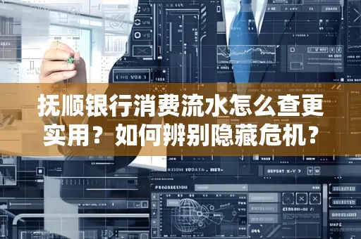 抚顺银行消费流水怎么查更实用？如何辨别隐藏危机？