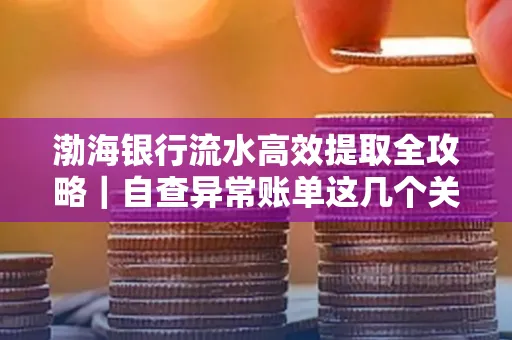 渤海银行流水高效提取全攻略|自查异常账单这几个关键点别错过