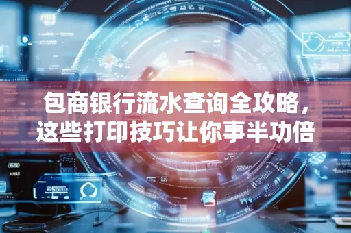 包商银行流水查询全攻略,这些打印技巧让你事半功倍