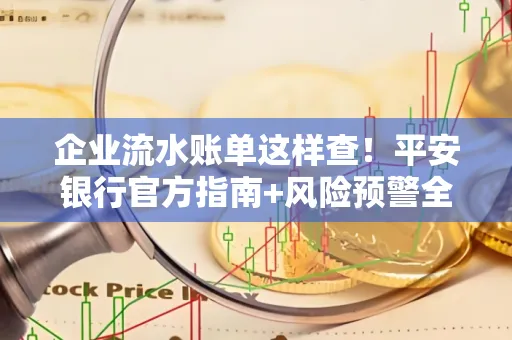 企业流水账单这样查!平安银行官方指南+风险预警全收录