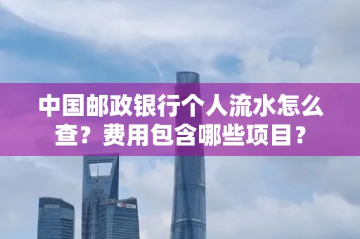中国邮政银行个人流水怎么查?费用包含哪些项目?