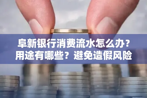 阜新银行消费流水怎么办?用途有哪些?避免造假风险方法