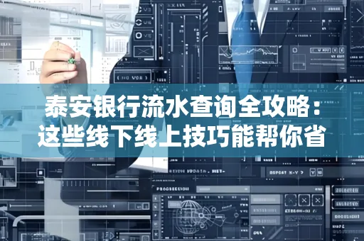 泰安银行流水查询全攻略:这些线下线上技巧能帮你省半小时