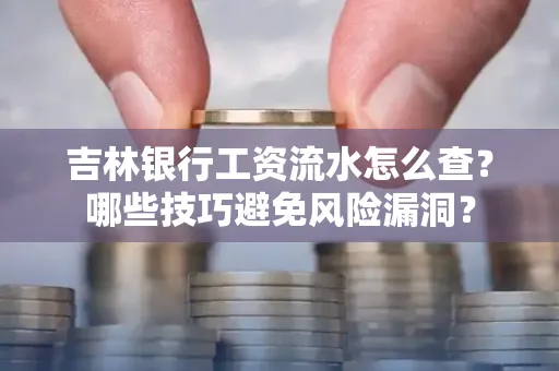 吉林银行工资流水怎么查?哪些技巧避免风险漏洞?